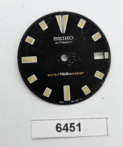 USED VINTAGE SEIKO DIAL FOR 7002 7000 DIVE WATCH BVT06451
