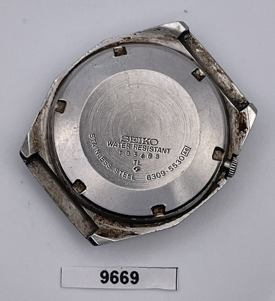 PROJECT TO FIX SEIKO 5 6309 5530 MENS AUTOMATIC DAY DATE WATCH 9669