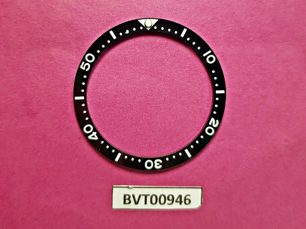 NEW SEIKO BLACK BEZEL CERAMIC INSERT DIVERS 7002 6309 7040 SKX007 WATCH BVT00946