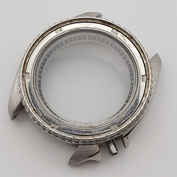 USED RARE SEIKO 7C43 7010 MIDCASE, BEZEL AND LOCK KIT MENS SS WATCH 6650