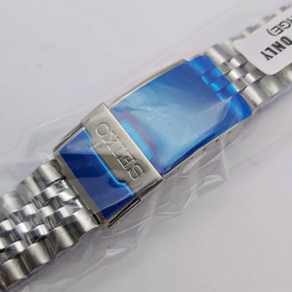 NEW FOR SEIKO JUBILEE SS BRACELET 22mm 6309 7290 7002 SKX007 DIVE WATCH FOLDED