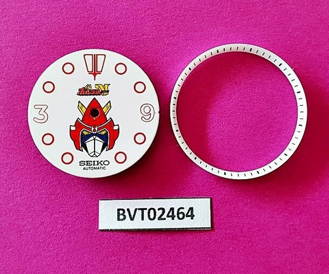 MISPRINTED SEIKO 7S26 0020 SKX007 VOLTES V MOD DIAL MINUTE TRACK SET WATCH B2464