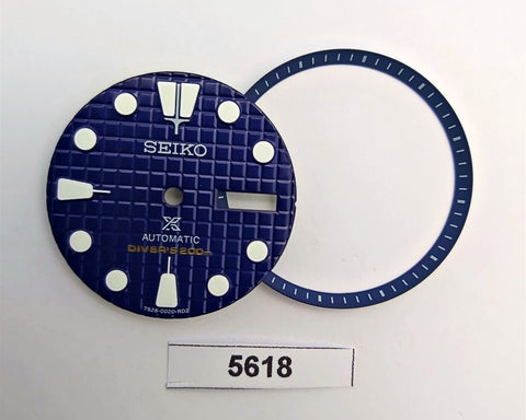 NEW AF SEIKO PROSPEX BLUE WAFFLE DIAL MINUTE TRACK 7s26 0020 SUPERLUME BVT05618