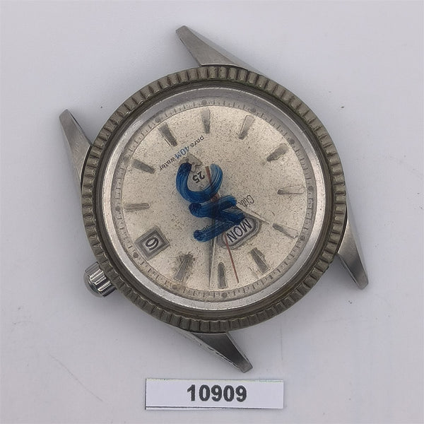 PROJECT TO FIX VINTAGE CITIZEN AUTODATER MENS DAY DATE WATCH EU SHIP 10909