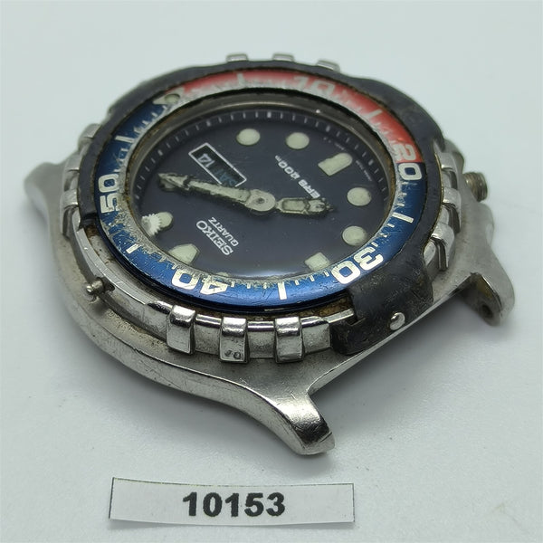 PROJECT TO FIX SEIKO SCUBA 7N36 6A1A QUARTZ SS DATE MENS 220100 WATCH