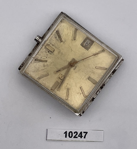 USED VINTAGE TISSOT AUTOMATIC WIND MOVEMENT DIAL DATE WATCH KIT 10247