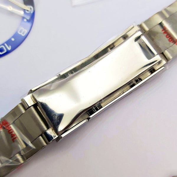 NEW AF SEIKO LEX GMT BATMAN KIT CASE BEZEL GLASS CROWN STRAP DIAL HAND EU SHIP