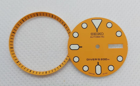 SEIKO ORANGE DIAL MINUTE TRACK SET 7S26 0020 SKX007 SKX009 SUPERLUME WATCH B4116
