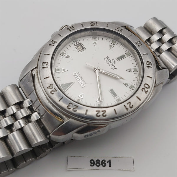 PROJECT TO FIX SEIKO SPORTS 7002 8059 MENS SS AUTO DAY DATE WATCH BVT09861