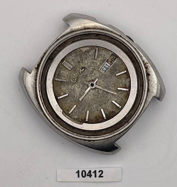 PROJECT FIX SEIKO BELLMATIC 4006 6030 MENS SS AUTO DAY DATE 061911 WATCH EU SHIP