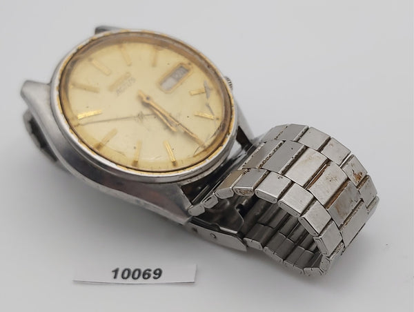 PROJECT TO FIX SEIKO ACTUS 7009 8150 MENS SS AUTO DAY DATE WATCH BVT010069