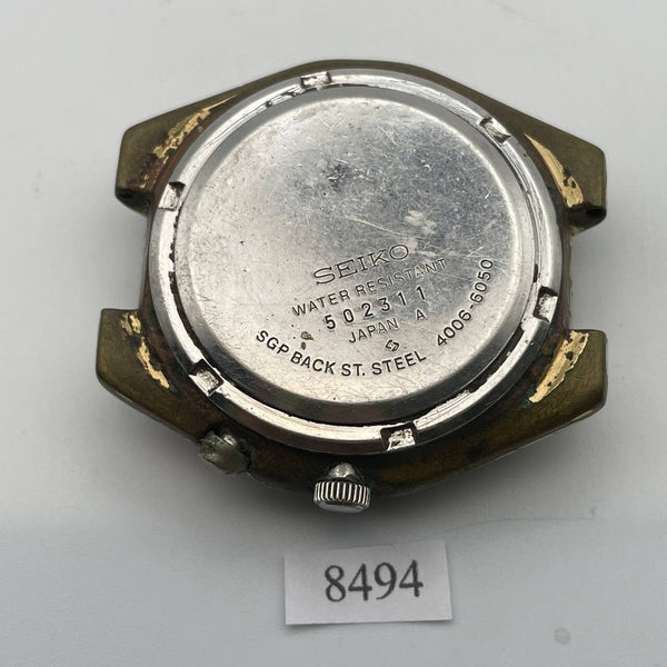 PROJECT FIX SEIKO BELLMATIC 4006 MENS GOLD AUTO DAY DATE 502311 WATCH EU SHIP