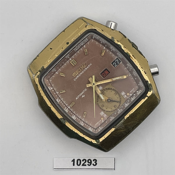 PROJECT TO FIX SEIKO 7016 5020 MONACO FLYBACK MENS GOLD DAY DATE WATCH BV010293