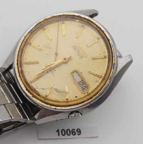 PROJECT TO FIX SEIKO ACTUS 7009 8150 MENS SS AUTO DAY DATE WATCH BVT010069