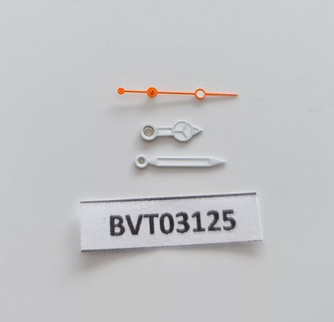  NEW SEIKO STAR HANDS 7S26 NH35 6309 7002 7548 WHITE ORANGE DIVERS WATCH BVT3125