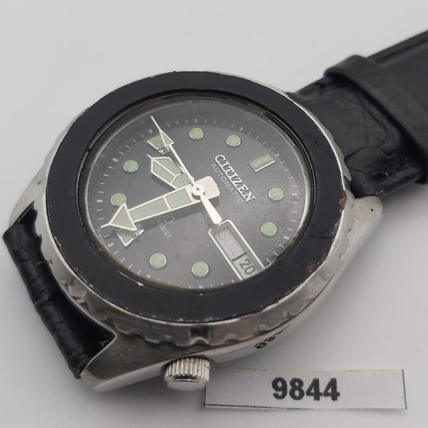 PROJECT FIX CITIZEN MIDSIZE DAY DATE AUTOMATIC DIVE WATCH 9844