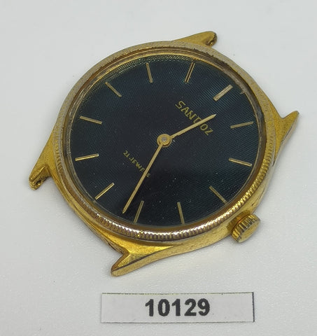 PROJECT TO FIX HENRI SANDOZ ROUND COIN RIMMED LUGS MANUAL WIND MENS WATCH 10129