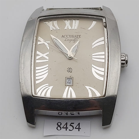 PROJECT TO FIX ACCURATE LEGATO ROMAN DIAL QUARTZ MENS DATE WATCH EUROPE SHIP