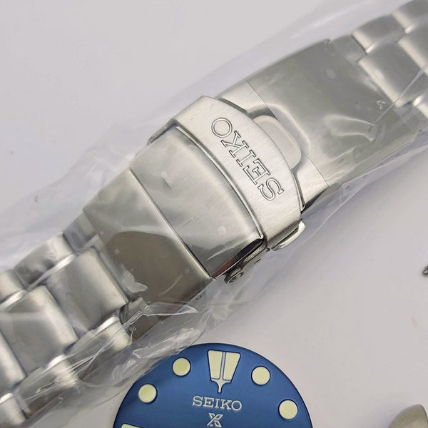 NEW AF SEIKO TURTLE PEPSI CASE BEZEL GLASS CROWN SOLID STRAP DIAL HANDS SRP777