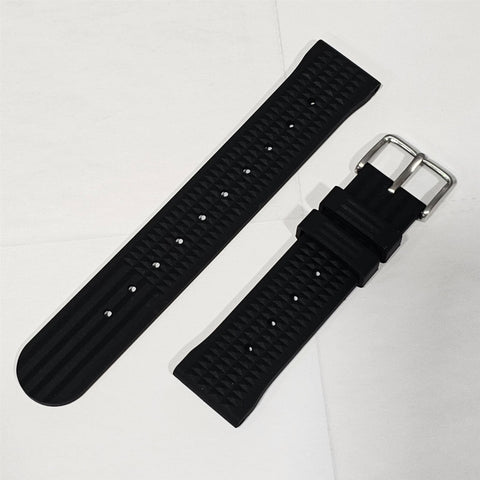 NEW FOR SEIKO WAFFLE RUBBER BAND 22mm 6309 7040 7290 7002 SKX007 DIVER WATCHES