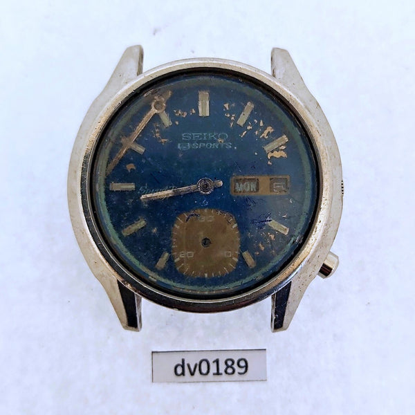 PROJECT TO FIX SEIKO 6139 MENS SS AUTO DAY DATE EU SHIP 781019 WATCH DV00189