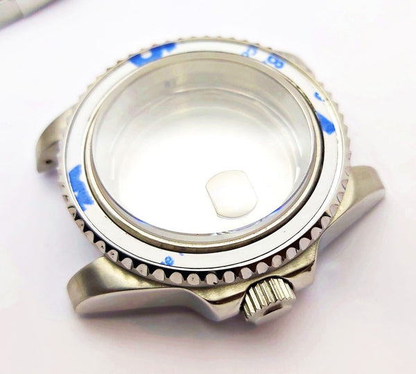 NEW AF SEIKO LEX GMT PEPSI KIT CASE BEZEL GLASS CROWN STRAP DIAL HAND EU SHIP