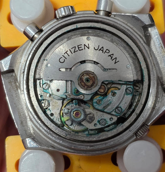 PROJECT TO FIX CITIZEN DOUBLE REGISTER 67-9119 SS MENS CHRONOGRAPH WATCH BVT9788