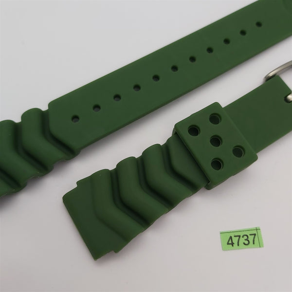 NEW SEIKO RUBBER STRAP GREEN HULK WAVE Z20 BAND 20mm 4205 7S26 0030 0050 BVT4737