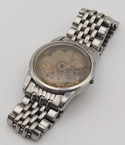 PROJECT TO FIX 1950s VINTAGE OMEGA SEAMASTER CAL. 571 24j BOYSIZE SS AUTO WATCH