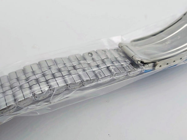 NEW FOR SEIKO JUBILEE SS BRACELET 22mm 6309 7290 7002 SKX007 DIVE WATCH FOLDED
