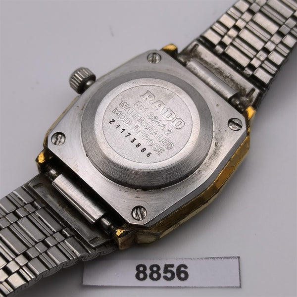 PROJECT TO FIX RADO GOLD PLATE AUTOMATIC DATE WATCH EU SHIP LADIES WATCH 8856