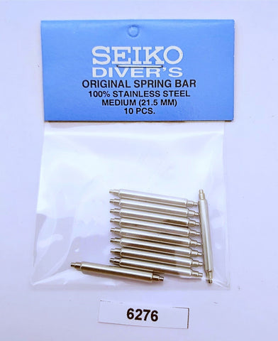10 PCS SEIKO DIVER SPRING BAR MEDIUM 20mm SS 7S26 0030 4205 MENS WATCHES BV6276