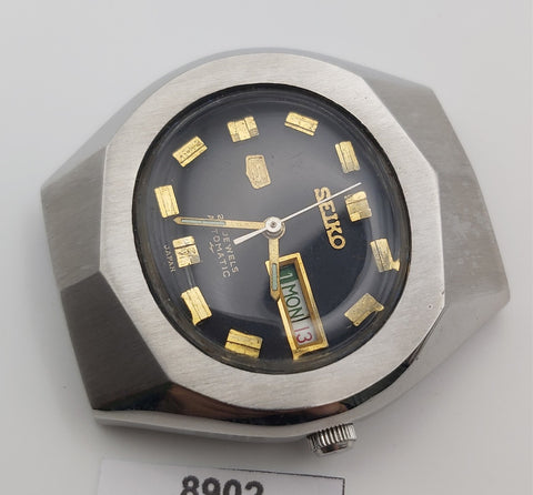 PROJECT TO FIX SEIKO 5 MENS SS MODDED ETA CALIBER AUTO DAY DATE WATCH BVT08902