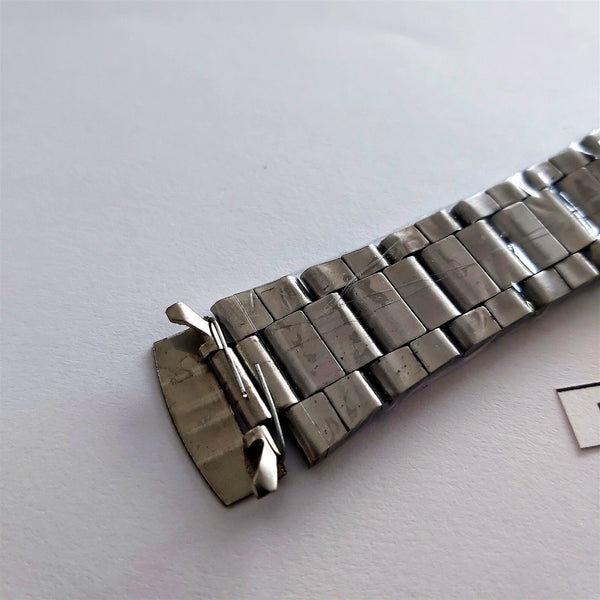 NEW SEIKO STAINLESS BAND SEIKO 6139 6002 POGUE CHRONOGRAPH 19MM FOLDED BVT03032