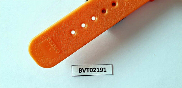 NEW FOR SEIKO RUBBER STRAP ORANGE WAVE Z22 BAND SKX007 6309 7548 7002 BVT02191