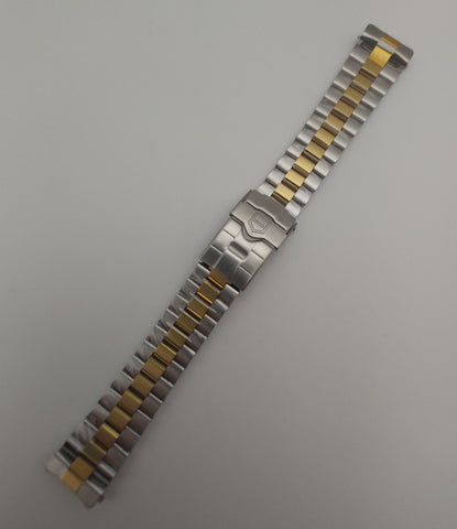 NEW FOR TAG HEUER 2000 WK1120 GOLD STEEL 20mm BRUSHED MIDDLE WATCH BRACELET