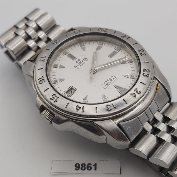 PROJECT TO FIX SEIKO SPORTS 7002 8059 MENS SS AUTO DAY DATE WATCH BVT09861