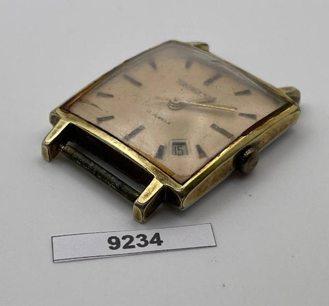 PROJECT TO FIX TUGARIS ART DECO MANUAL WIND CUSHION EU SHIP MIDSIZE WATCH 9234