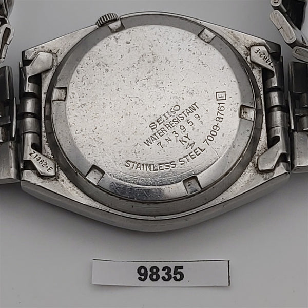 PROJECT TO FIX SEIKO 5 7009 8761 MENS SS AUTO DAY DATE WATCH BVT09835