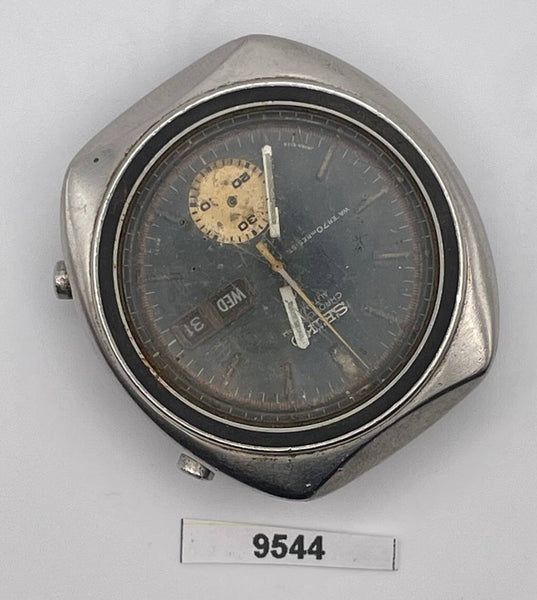 PROJECT TO FIX SEIKO 6139 8002 MENS SS AUTO BLACK 126971 DAY DATE EU SHIP WATCH