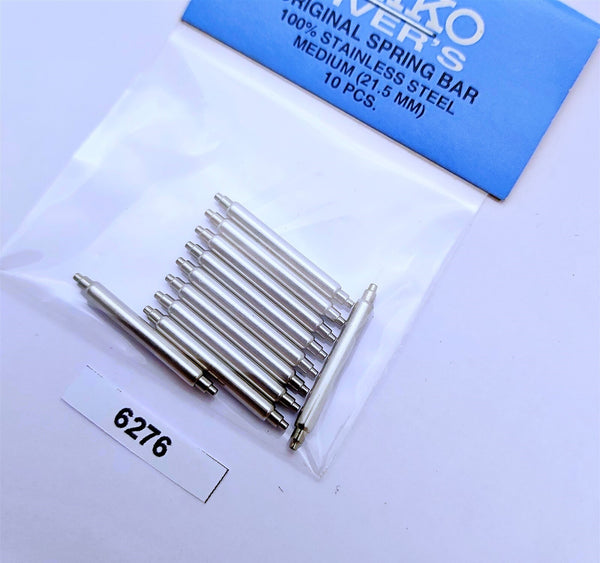 10 PCS SEIKO DIVER SPRING BAR MEDIUM 20mm SS 7S26 0030 4205 MENS WATCHES BV6276