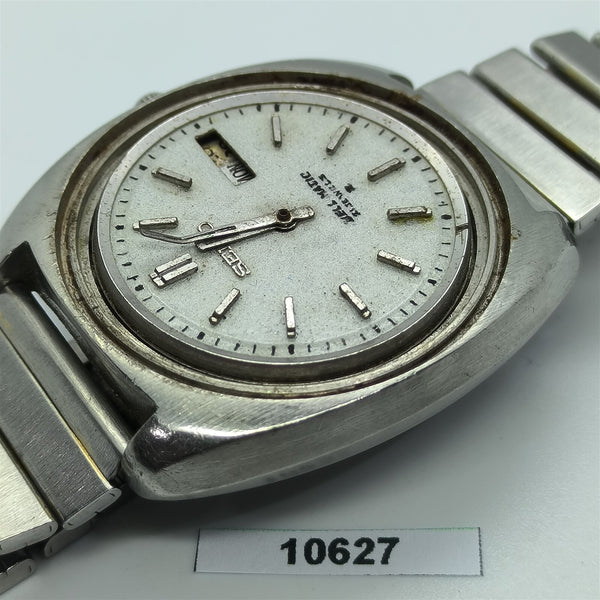 PROJECT FIX SEIKO BELLMATIC 4006 7011 MENS SS AUTO DAY DATE WATCH EU SHIP 10627