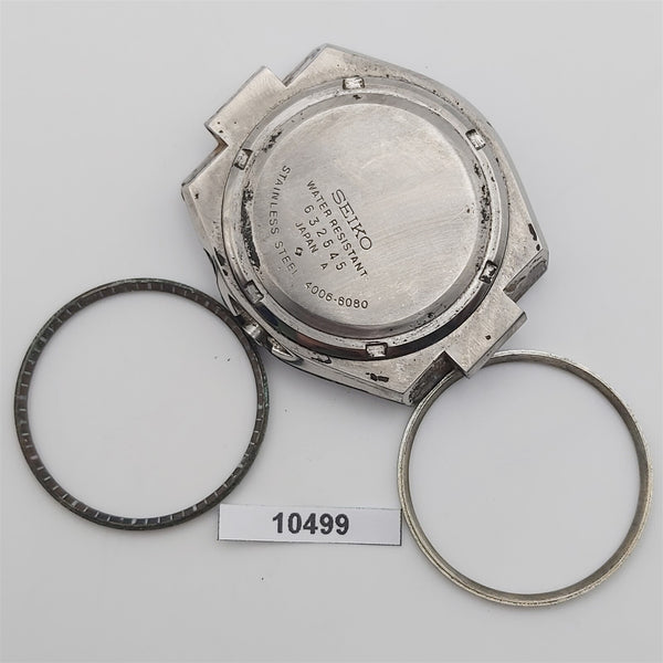 USED SEIKO BELLMATIC 4006 POLISHED KIT MIDCASE COVER STEEL MENS WATCH BVT010499
