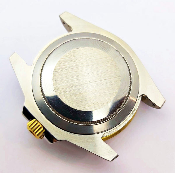 NEW AF SEIKO LEX SUBMARINE WHITE GOLD SS KIT CASE BEZEL GLASS CROWN STRAP DIAL