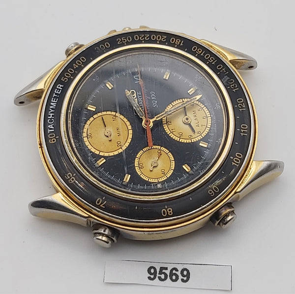 PROJECT TO FIX SEIKO 7T32 6B50 BLACK DIAL CHRONOGRAPH DATE EU SHIP WATCH BVT9569