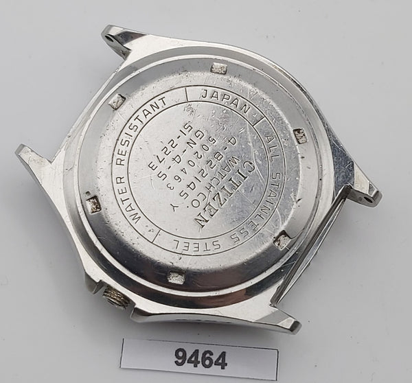 USED RARE CITIZEN 51-2273 SS CASE KIT MENS DIVE SS WATCH BVT09464