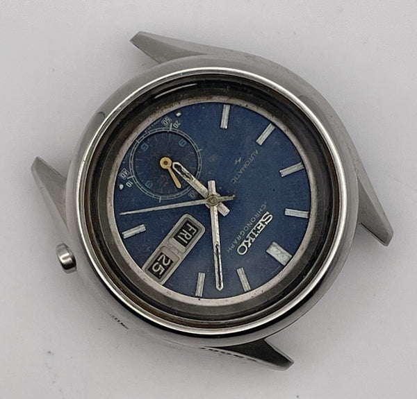 PROJECT TO FIX SEIKO 7016 7000 FLYBACK AUTO DAY DATE POLISHED MENS WATCH B10062