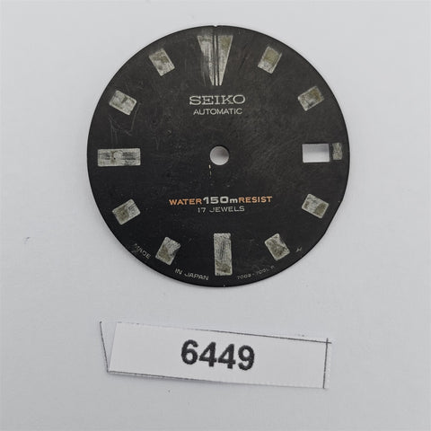 USED VINTAGE SEIKO DIAL FOR 7002 7000 DIVE WATCH BVT6449