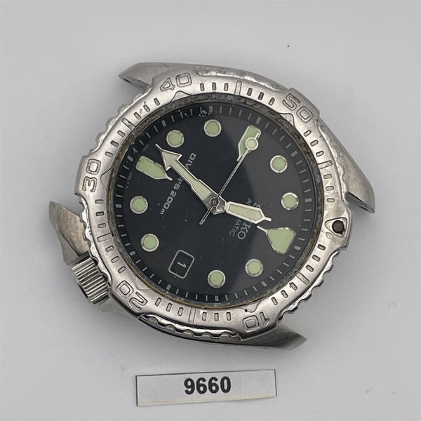 PROJECT TO FIX SEIKO 7002 7020 AUTOMATIC 660190 POLISHED MENS DIVE DATE WATCH