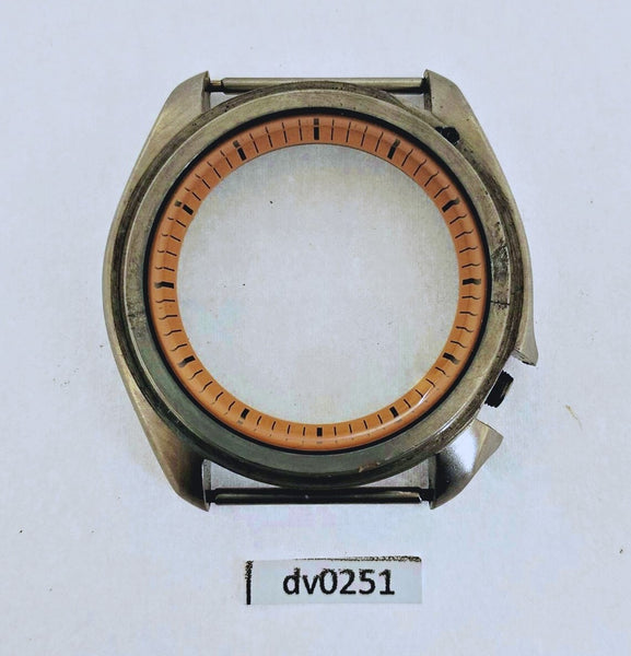 USED SEIKO 7002 7000 POLISHED MIDCASE, MINUTE TRACK, GLASS KIT MENS WATCH DV0251